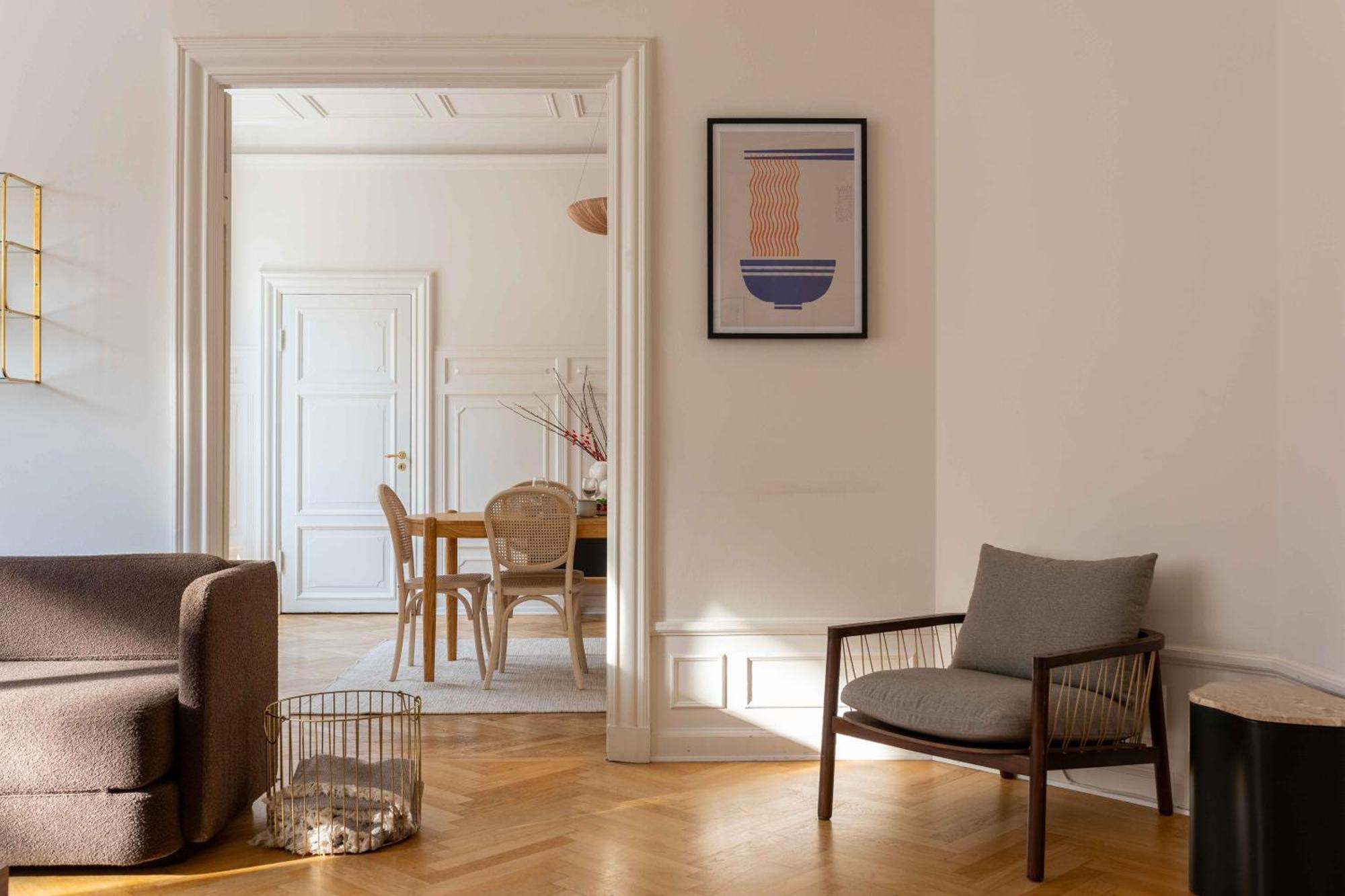 Lovely 3Br Manor Apartment 5 Min From Tivoli Gardens Köpenhamn Exteriör bild